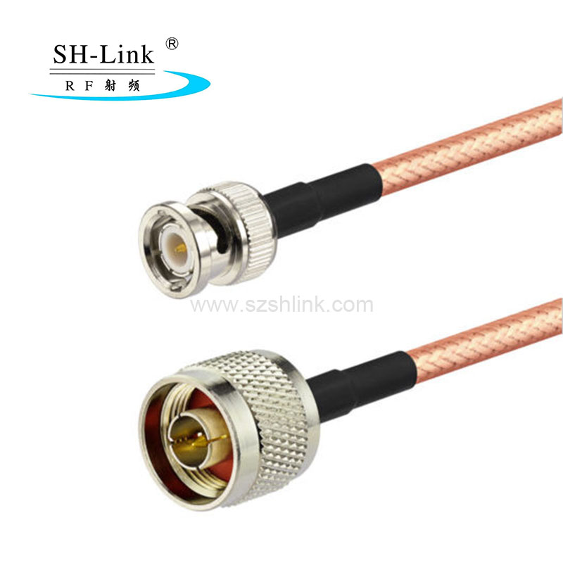 custom coaxial cable,N male to BNC male with RG316 cable assembly
